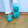 Babuche Basic Sticky Shoes Unissex - Azul Turquesa
