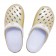 Babuche Boa Onda Aberta Easy - Branco Ouro