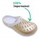 Babuche Boa Onda Aberta Easy - Branco Ouro