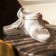 Babuche Boa Onda Urban Feminino - Branco Gold