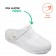 Babuche Boa Onda Urban Feminino - Branco Gold