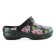 Babuche Profissional Soft Works Estampado Flor Rosa - Preto