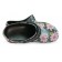 Babuche Profissional Soft Works Estampado Flor Rosa - Preto