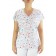 Blusa Scrubs Hospitalar Estampa Clinica - Branca 