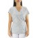 Blusa Scrubs Hospitalar Estampa Folhas - Branca