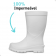 Bota Basic Ocupacional Sticky Shoe Unissex - Branca