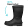 Bota Basic Ocupacional Sticky Shoe Unissex - Preta