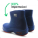 Bota EVA soft works cano curto Impermeável Antiderrapante com Biqueira - Azul Marinho