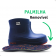 Bota EVA soft works cano curto Impermeável Antiderrapante com Biqueira - Azul Marinho