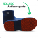 Bota EVA soft works cano curto Impermeável Antiderrapante com Biqueira - Azul Marinho