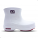 Bota EVA soft works cano curto Impermeável Antiderrapante com Biqueira - Branco 