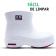 Bota EVA soft works cano curto Impermeável Antiderrapante com Biqueira - Branco 