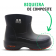 Bota EVA soft works cano curto Impermeável Antiderrapante com Biqueira - Preta 
