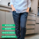 Calça Gastronomia Preta Oxford Com Bolso Frontal