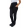 Calça para trabalho Preta Oxford Com Bolso Frontal