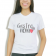 Camiseta Baby Look Feminina Gastronomia - Branca