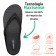 Chinelo Anatômico Boa Onda Lilly - Preto com Grafite