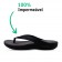 Chinelo Anatômico Boa Onda Lilly - Preto com Grafite