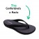 Chinelo Anatômico Boa Onda Lilly - Preto com Grafite