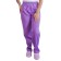 Calça Profissional Oxford Com Bolso Traseiro - Roxo Ametista 