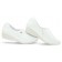 Sapato Branco Feminino Anabela 3411 - Branco com Pin Eletro Coração