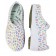 Sapato Profissional Soft Works II Estampado CA 31898 - Mini Flores Coloridas - Branco