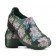 Sapato Profissional Soft Works II Estampado Flor Rosa - Preto 