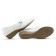 Sapato Social Couro Anabela 2,5 cm Neftali Ring - Branco - Pin Coração Mameluko