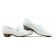 Sapato Social Salto 3cm Couro Neftali Comfort - Branco - Pin Eletro Coração Mameluko