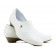 Sapato Social Salto 3cm Couro Neftali Comfort - Branco - Pin Eletro Coração Mameluko