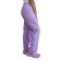 Calça Profissional Oxford Com Bolso Traseiro - Lilas Hibiscus