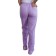 Calça Profissional Oxford Com Bolso Traseiro - Lilas Hibiscus