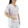 Scrubs Camiseta Mameluko Bata Hospitalar Estampa Clinica Amor pela Enfermagem - Branca 