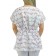 Scrubs Camiseta Mameluko Bata Hospitalar Estampa Clinica Ritmo Cardíaco - Branco 