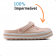 Babuche Boa Onda Star Feminino - Rose Nude/Branco