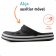 Babuche Boa Onda Star Masculino - Preto/Branco
