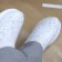 Sticky Shoe - Sport Woman - Estampado Branco Ícones Hospitalar