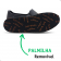 Tênis Profissional Soft Works EVA Antiderrapante - Preto