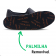 Tênis Profissional Soft Works EVA Antiderrapante - Preto com Branco