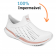 Tênis Respirável Boa Onda Evo - Branco / Rosa Flamingo