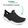 Tênis Respirável Boa Onda Evo - Preto e Branco