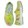 Tenis Profissional Iate Works II Estampado Flor Verde - Bege